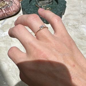 Vrai 14k gold + diamond ring